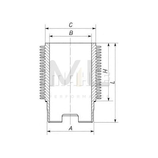 MAHLE ORIGINAL 101WR02 Cylinder Sleeve 110mm | ML Performance Car Parts