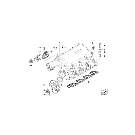 Genuine BMW 11617792509 E65 Decoupling Element (Inc. 745d) | ML Performance UK Car Parts