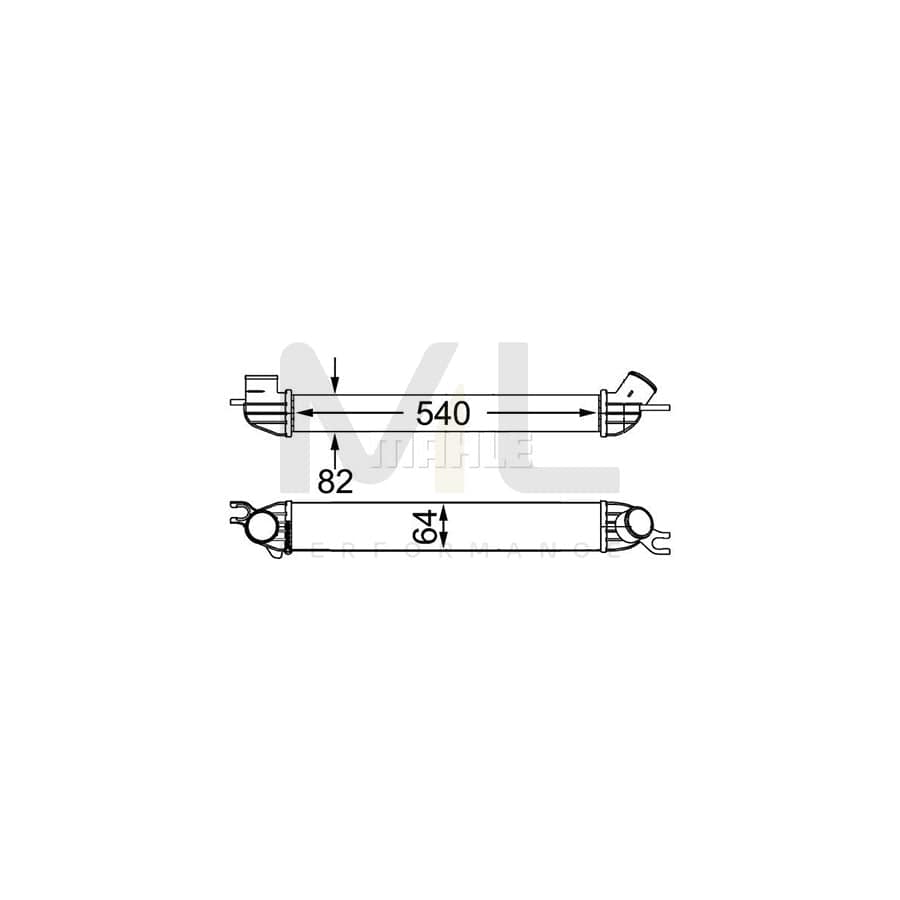 MAHLE ORIGINAL CI 188 000S Intercooler | ML Performance Car Parts