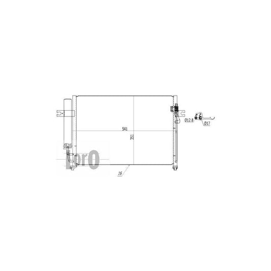Abakus 0190160013 Air Conditioning Condenser For Hyundai Getz (Tb) | ML Performance UK