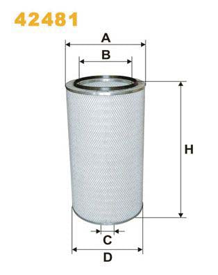 WIX Filters 42481 Air Filter