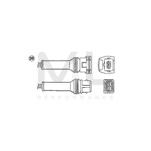 NTK Lambda Sensor / O2 Sensor (NGK 0253) - OZA527-E5 | ML Car Parts UK | ML Performance