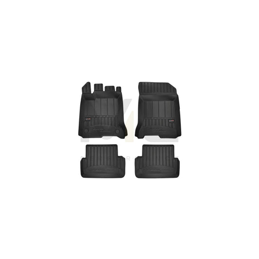 FROGUM 3D408395 Floor mat set for RENAULT LAGUNA Elastomer, Front and Rear, Quantity: 4, Black | ML Performance Car Parts