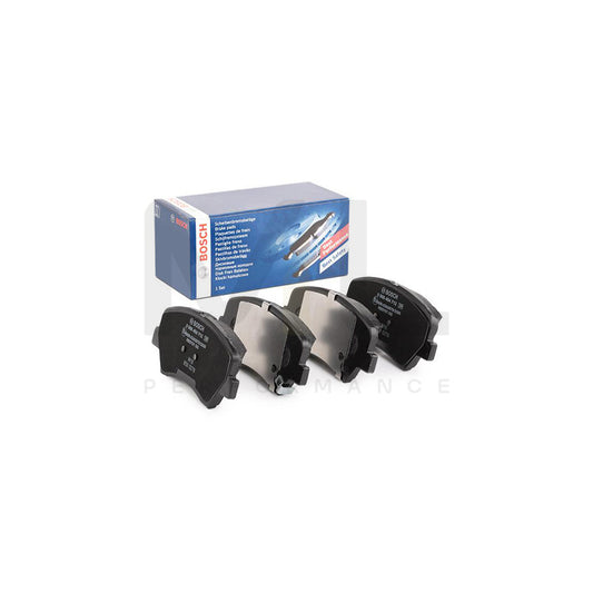 Bosch 0986494712 Brake Pad Set With Acoustic Wear Warning, With Anti-Squeak Plate BP1707 | ML Performance Car Parts