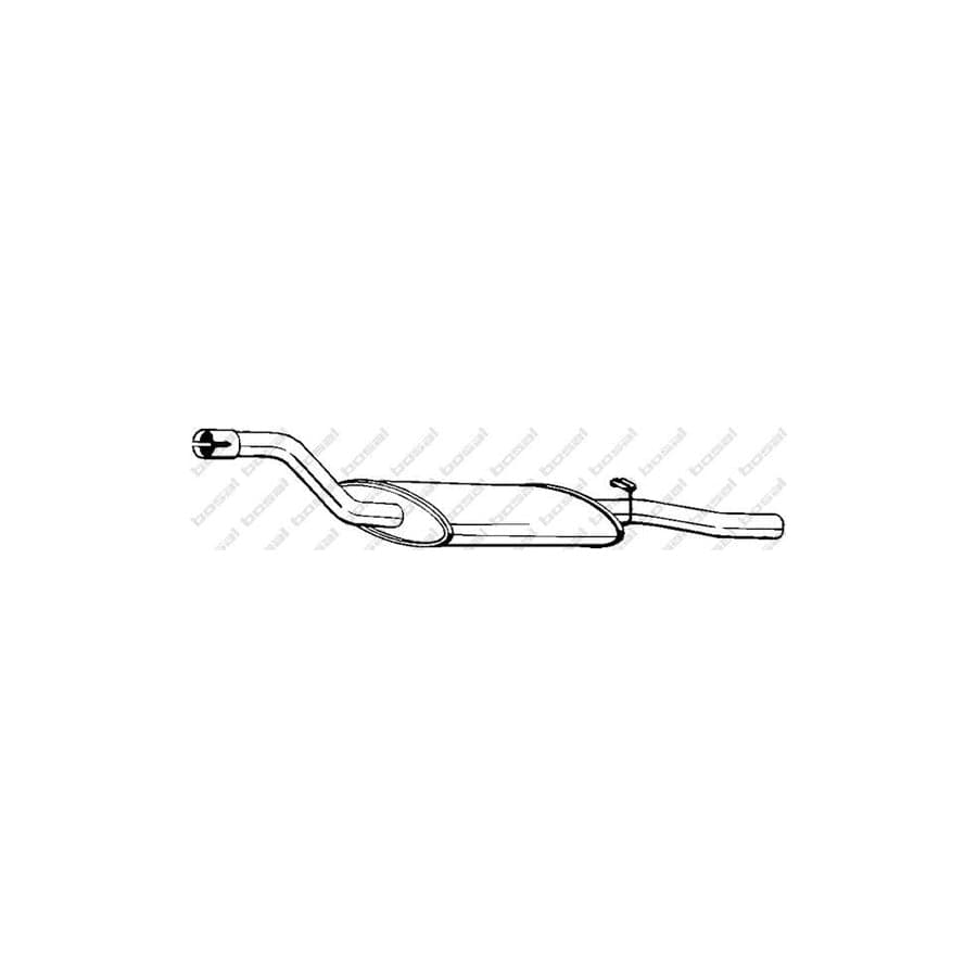 Bosal 154-695 Rear Silencer For Ford Granada (Gu)