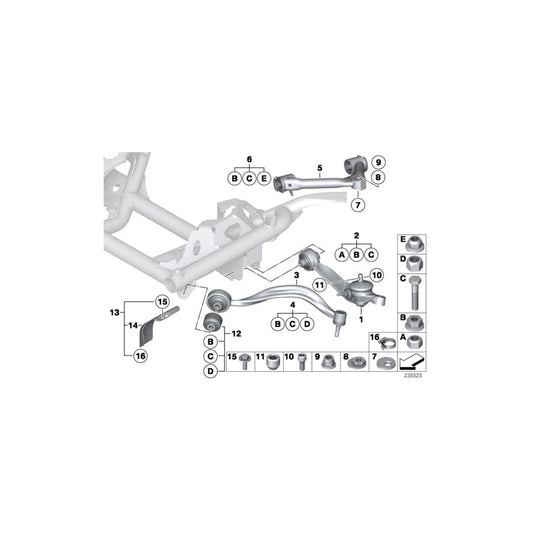 Genuine BMW 37116761554 RR4 RR1 RR6 Conical Nut (Inc. Drophead, & Phantom EWB) | ML Performance UK Car Parts