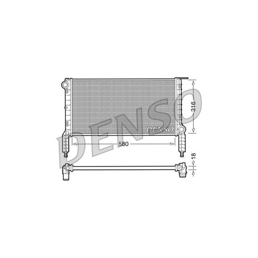 Denso DRM09063 Drm09063 Engine Radiator For Fiat Doblo | ML Performance UK