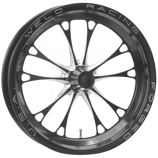 Weld 84B-15000 V-Series Frontrunner Wheel 15x3.5 Anglia Spindle ET-13 BS1.75 Black