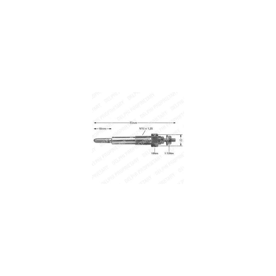 Delphi Hds346 Glow Plug