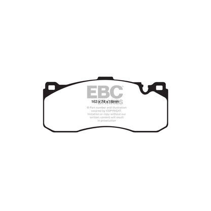 EBC DP81995RP1 BMW Mini E82 E88 R56 RP-1 Full Race Front Brake Pads - ATE Caliper 2 | ML Performance UK Car Parts