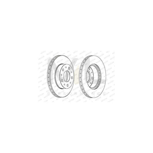 FERODO PREMIER Coat+ disc DDF1171C Brake Disc Vented, Coated, with bolts/screws | ML Performance Car Parts