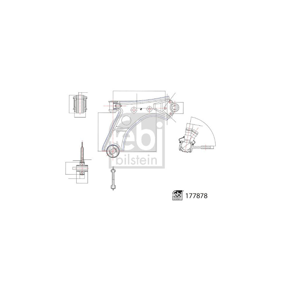 Febi Bilstein 177878 Suspension Arm For
