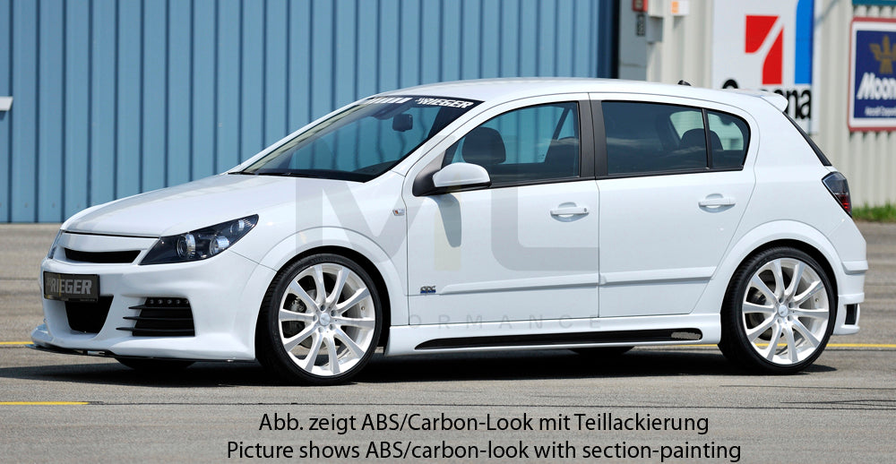 Rieger 00051265 Opel Astra H Side Skirt 2 | ML Performance UK Car Parts