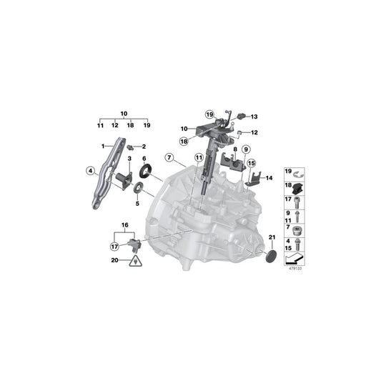 Genuine BMW 23117568470 R56 Coupé Paceman Torx Bolt M5X12 (Inc. Cooper D ALL4 1.6, One Eco 55kW & One 55kW) | ML Performance UK Car Parts