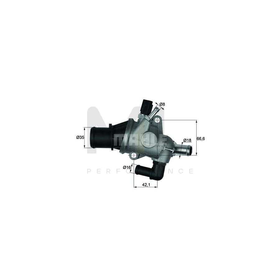MAHLE ORIGINAL TM 3 105 Engine thermostat Opening Temperature: 105��C, with seal | ML Performance Car Parts