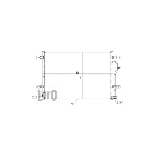 Abakus 0030160008 Air Conditioning Condenser | ML Performance UK