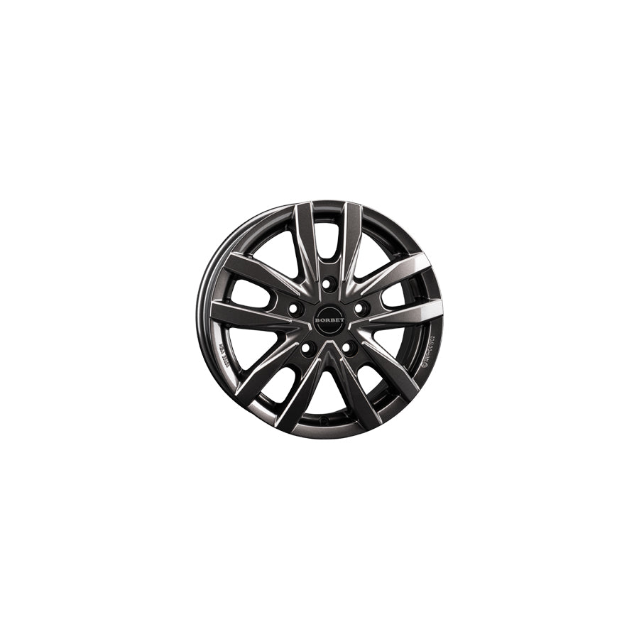 Borbet CW5 6x16 ET68 CW5 60668118571,1MAG/T Mistral Anthracite Glossy Wheel | ML Performance UK Car Parts