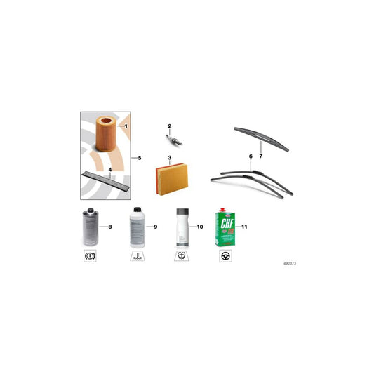 Genuine BMW 88002409121 E84 Inspection Kit I Value Line VALUE LINE (Inc. X1 20iX & X1 28iX) | ML Performance UK Car Parts