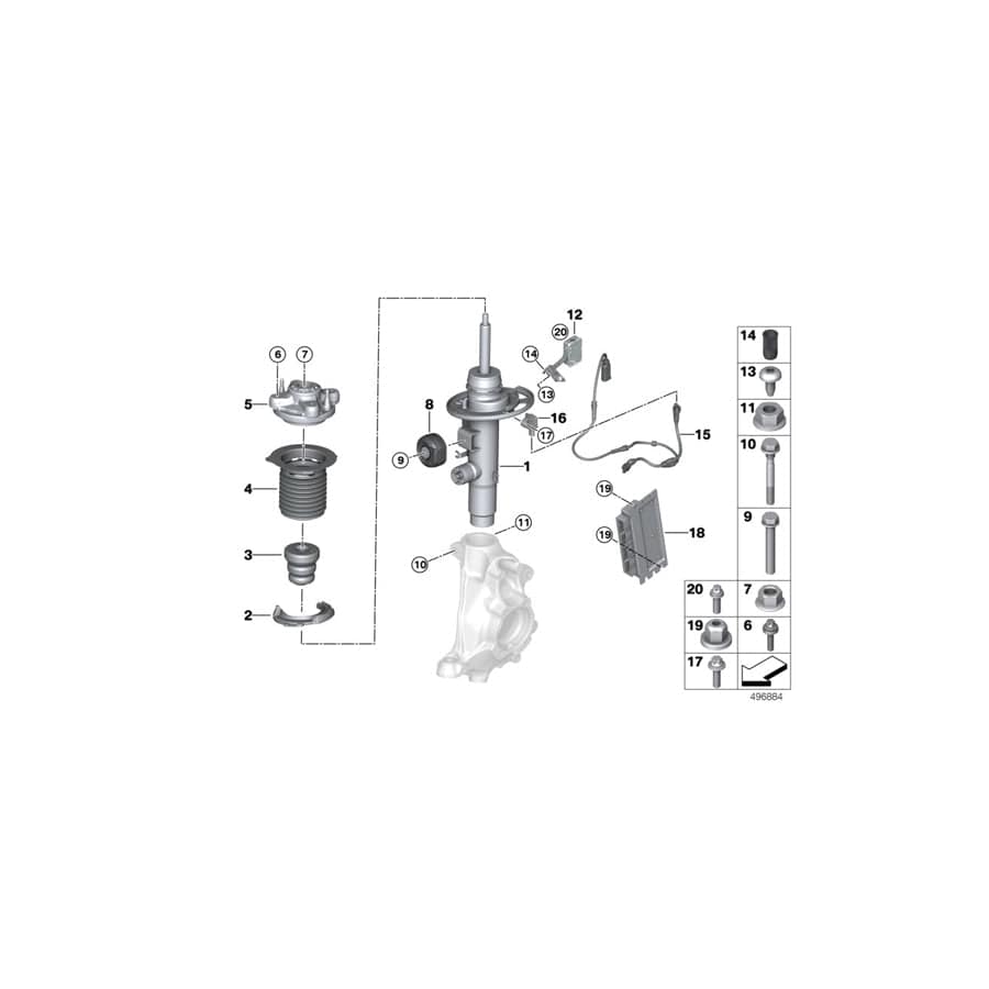 Genuine BMW 37146894896 F90 G20 G07 Control Unit For Vdp MID (Inc. X4 M40iX, 320d & X7 30dX) | ML Performance UK Car Parts