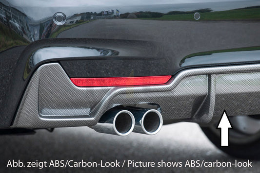 Rieger 00088055 BMW 4 Series F32 F33 F36 Rear Diffuser 1 | ML Performance UK Car Parts