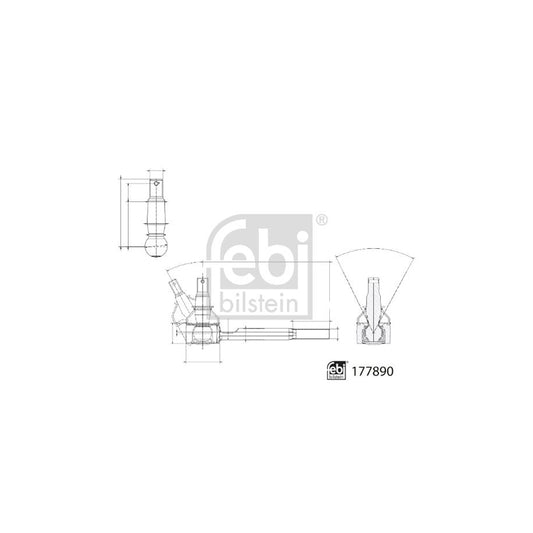 Febi Bilstein 177890 Track Rod End