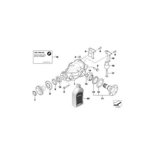 Genuine BMW 33107511190 E46 Exch. Final Drive I=2,93 (Inc. 330Ci & 330i) | ML Performance UK Car Parts
