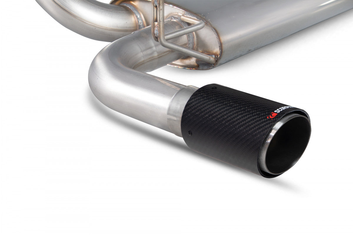 Scorpion SFT005CF Fiat 500/595 Abarth Non-Resonated Cat-Back System  | ML Performance UK UK