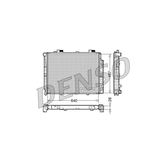 Denso DRM17088 Drm17088 Engine Radiator Suitable For Mercedes-Benz E-Class | ML Performance UK