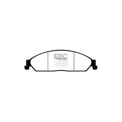 EBC DP31511C Ford Redstuff Front Brake Pads (Inc. Fairlane, Falcon, Fairmont) 2 | ML Performance UK Car Parts