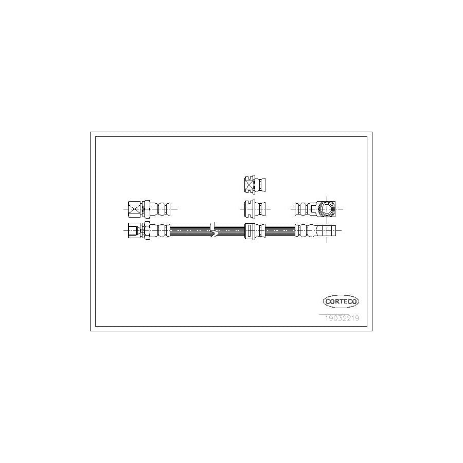 Corteco 19032219 Brake Hose | ML Performance UK