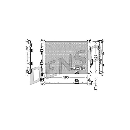 Denso DRM46019 Drm46019 Engine Radiator For Nissan Qashqai / Qashqai+2 I (J10, Nj10) | ML Performance UK