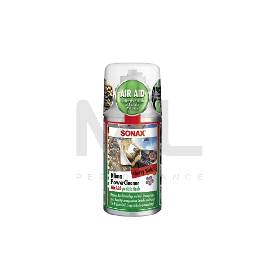 Sonax Car A/C Cleaner AirAid Cherry Kick Counter Display 100ml | ML Performance Car Care