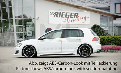 Rieger 00059556 VW R, GTI & GTD Side Skirt 4 | ML Performance UK Car Parts