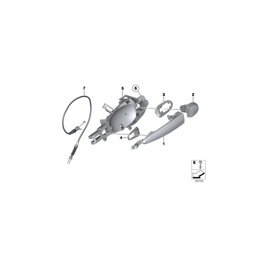 Genuine BMW 51212992983 E84 Covering Door, Primed Left (Inc. X1 35iX, X1 20i & X1 25dX) | ML Performance UK