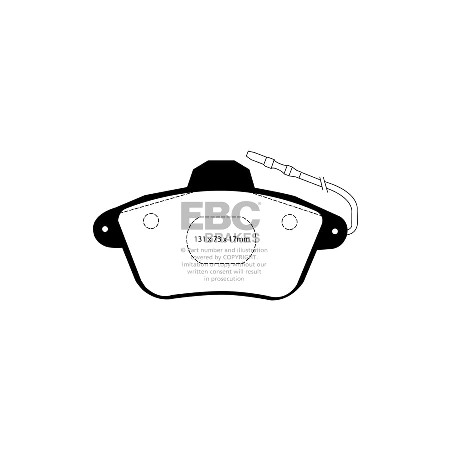 EBC DP882/2 Peugeot 605 Ultimax Front Brake Pads - ATE Caliper 2 | ML Performance UK Car Parts
