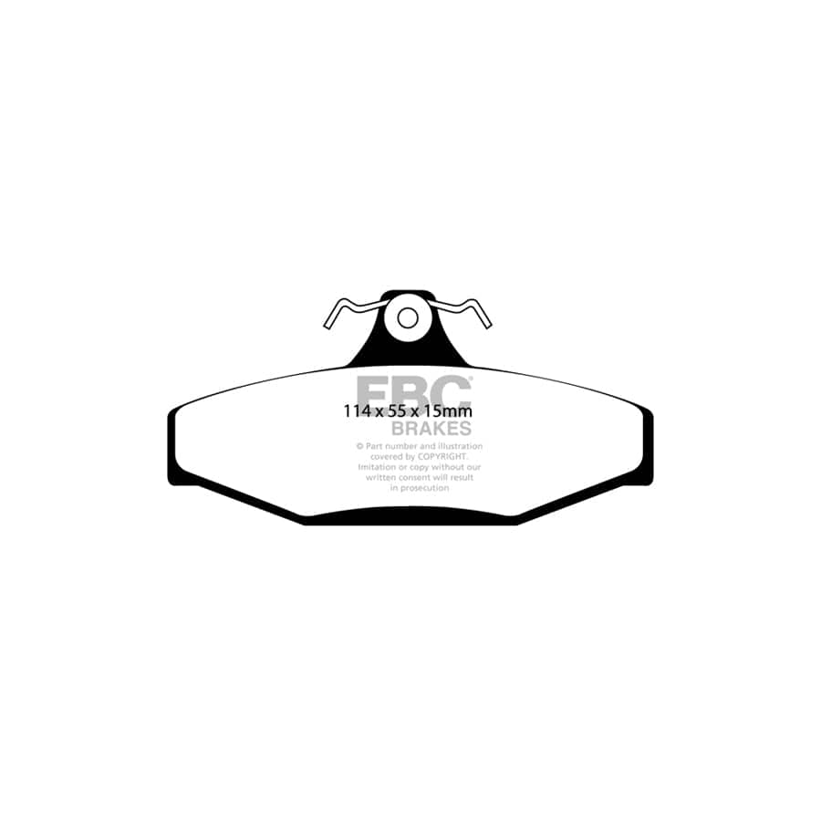 EBC PDKR279 Daewoo Ssangyong Ultimax Rear Brake Pad & Plain Disc Kit 2 | ML Performance UK Car Parts