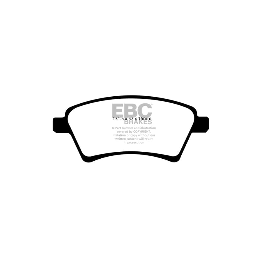 EBC PDKF658 Fiat Suzuki Ultimax Front Brake Pad & Plain Disc Kit - Akebono Caliper (Inc. Sedici & SX4) 2 | ML Performance UK Car Parts