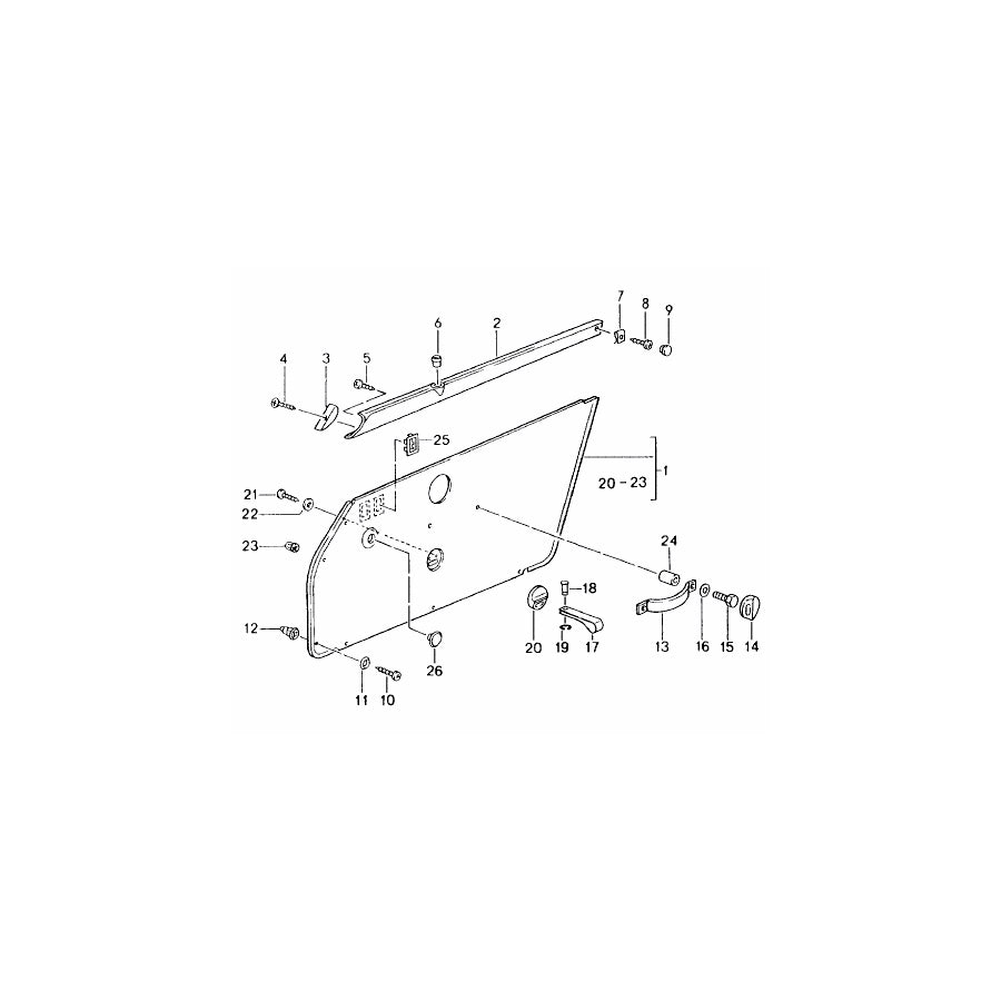 Genuine Porsche Pull Strap Cover Plate Porsche 964 Carrera Rs / 993 Carrera Rs | ML Performance UK Car Parts