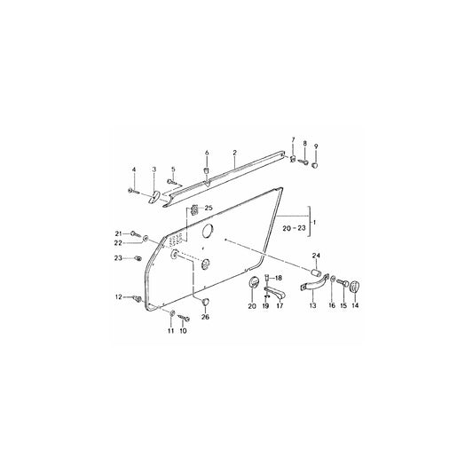 Genuine Porsche Pull Strap Cover Plate Porsche 964 Carrera Rs / 993 Carrera Rs | ML Performance UK Car Parts