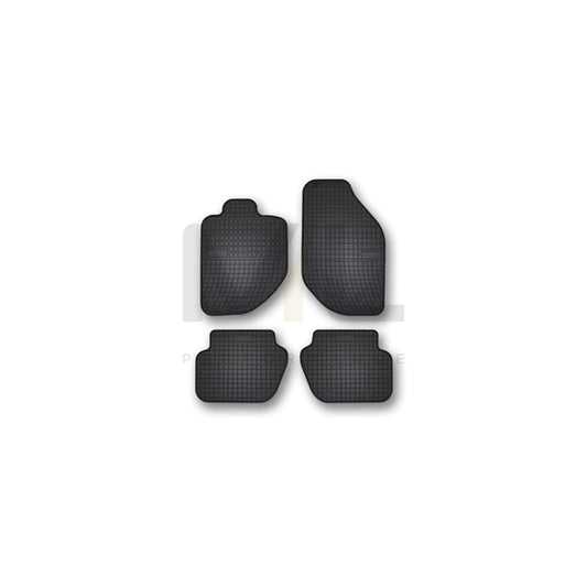 FROGUM Tailored 402058 Floor mat set for VOLVO V70 I (LV, 875, 876) Elastomer, Front and Rear, Quantity: 4, Black | ML Performance Car Parts