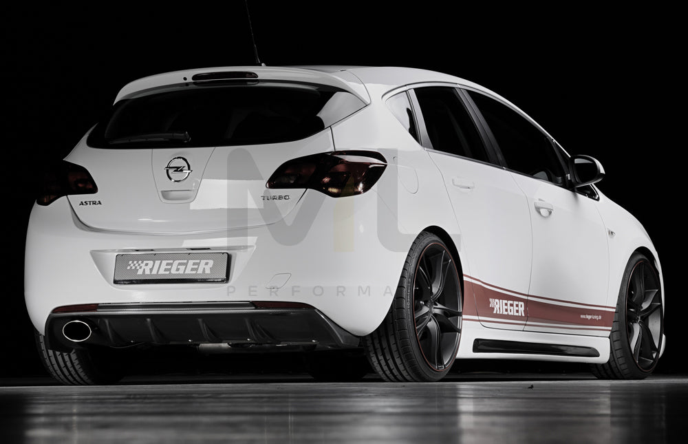 Rieger 00099861 Opel Astra J Rear Diffuser 5 | ML Performance UK Car Parts