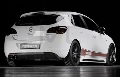 Rieger 00099861 Opel Astra J Rear Diffuser 5 | ML Performance UK Car Parts