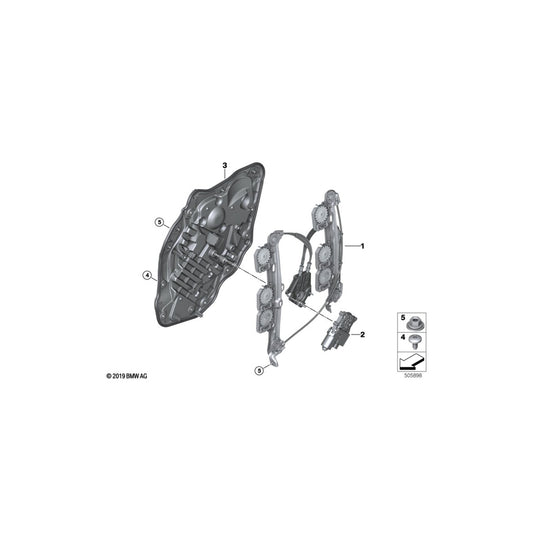 Genuine BMW 51217483855 F44 Acoustic Cover, Rear Left (Inc. M235iX, 218i & 228iX) | ML Performance UK