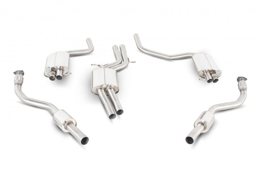 Scorpion SAU048SYS Audi RS4 B8 Resonated Cat-Back System Inc Active Exhaust Valve | ML Performance UK UK