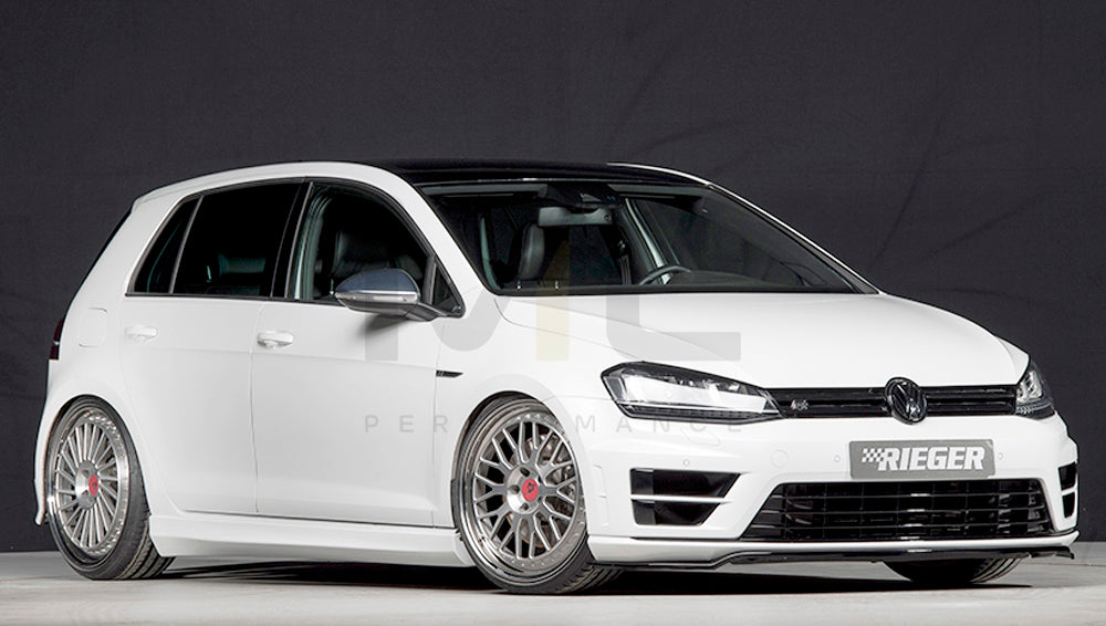 Rieger 00088091 VW Mk7 Mk7-Line Golf R Front Splitter 3 | ML Performance UK Car Parts