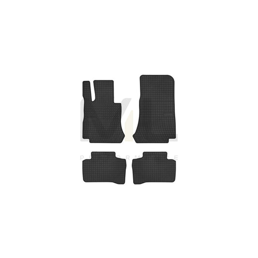 FROGUM 401938 Floor mat set suitable for MERCEDES-BENZ GLS (X166) Elastomer, Front and Rear, Quantity: 4, Black | ML Performance Car Parts