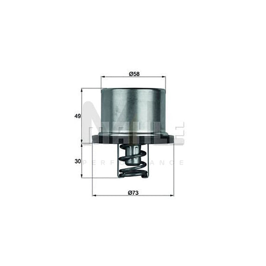 MAHLE ORIGINAL THD 1 86 Engine thermostat Opening Temperature: 86��C, with seal | ML Performance Car Parts