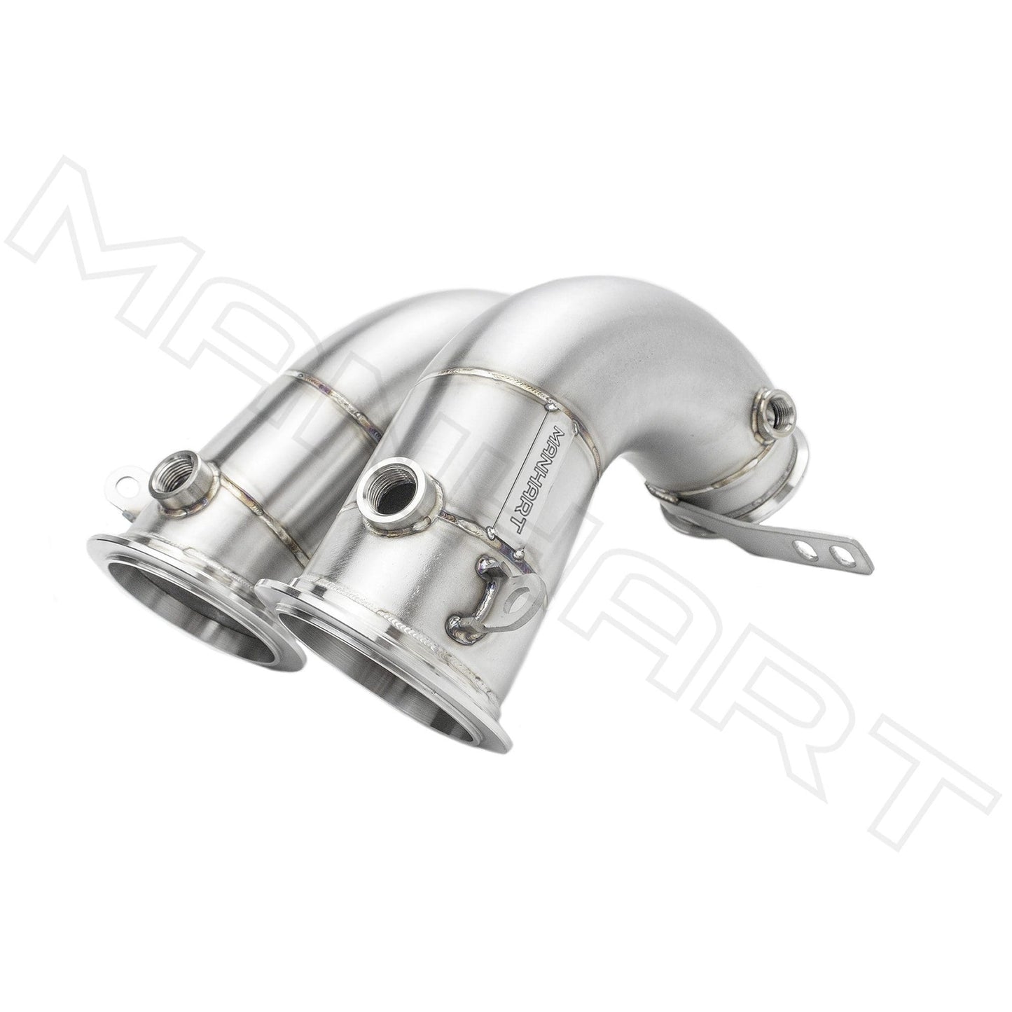MANHART MH5F9011100_M8 DOWNPIPES RACE FOR BMW F9X M8 (COMPETITION) CAT-REPLACEMENT (PART 1 OF 2)