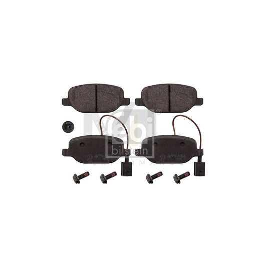 Febi Bilstein 116002 Brake Pad Set Rear Axle, Incl. Wear Warning Contact, With Bolts/Screws | ML Performance Car Parts