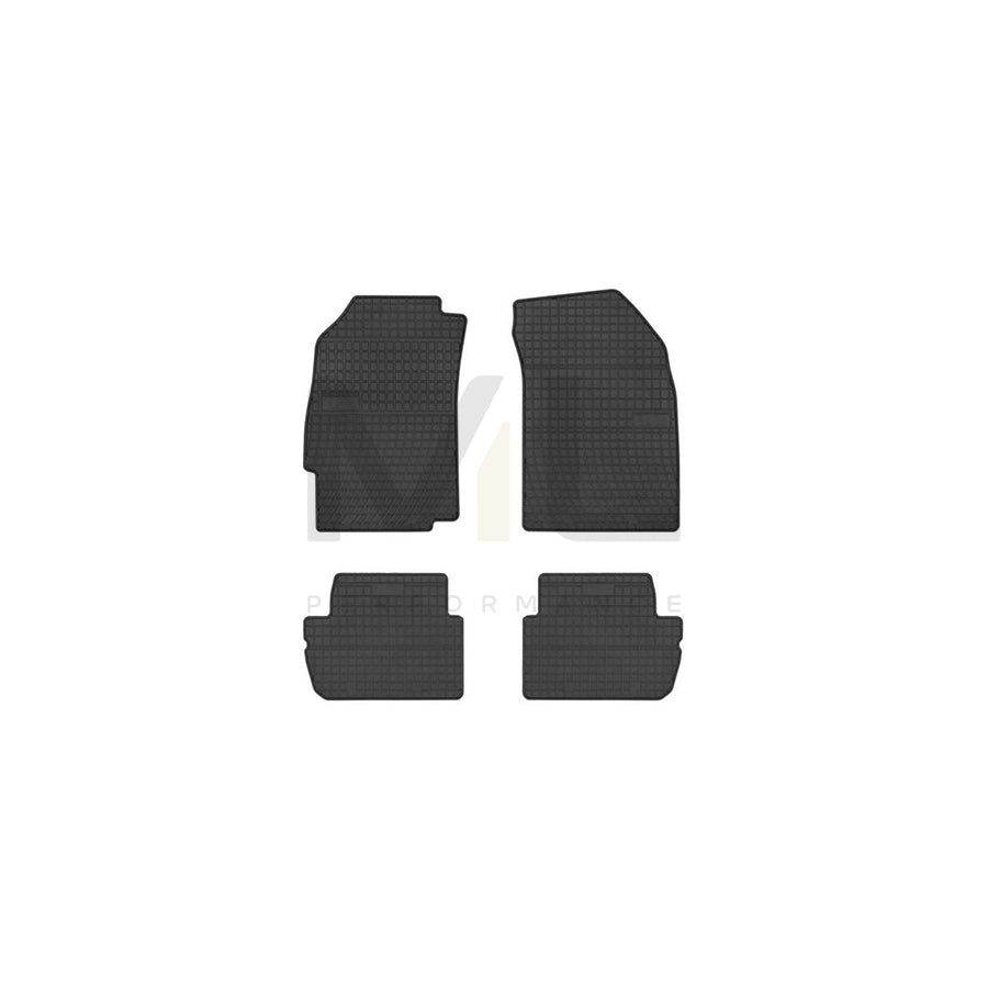 FROGUM Tailored 0698 Floor mat set for CHEVROLET Spark (M300) Elastomer, Front and Rear, Quantity: 4, Black | ML Performance Car Parts